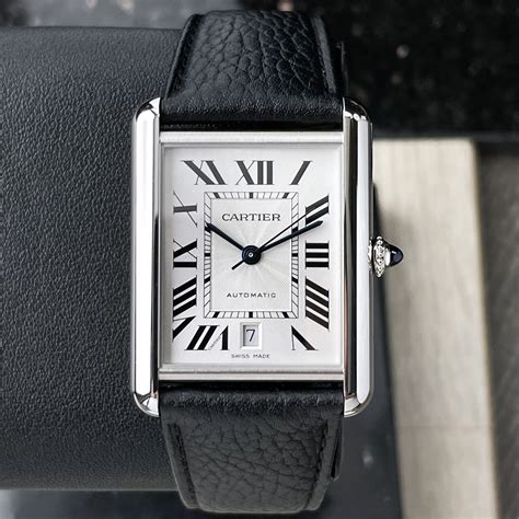 cartier tank xl automatic|cartier tank must size comparison.